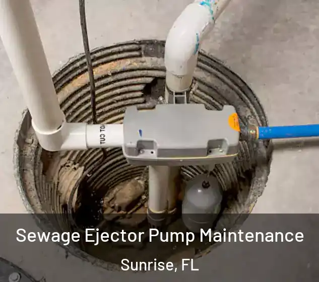  Sewage Ejector Pump Maintenance Sunrise, FL