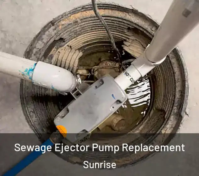  Sewage Ejector Pump Replacement Sunrise